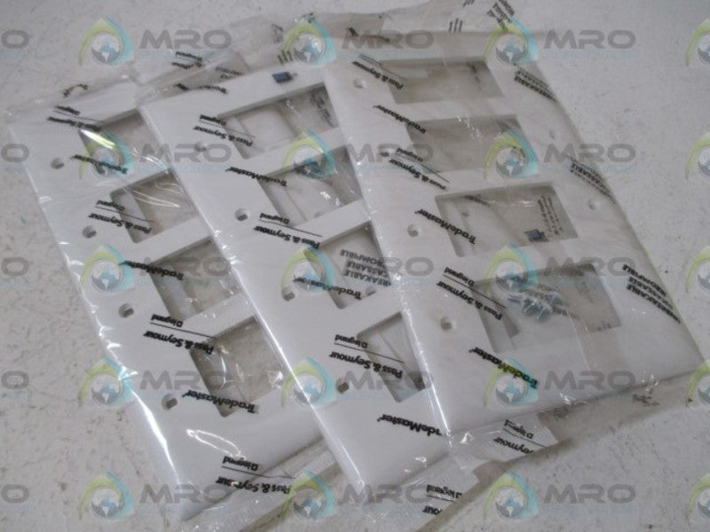 LOT OF 3 TRADE MASTER TPJ264-W WALLPLATE NSNP IN A FACTORY BAG