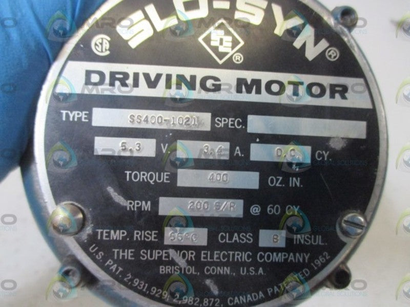 SLO-SYN SS400-1021 DRIVING MOTOR  UNMP