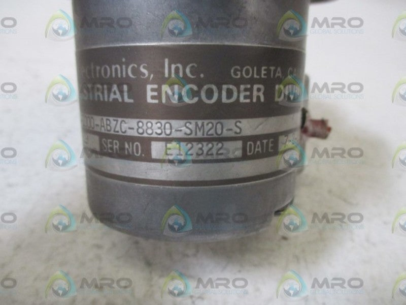 BEI H25N-F1-SS-1000-ABZC-8830-SM20-S ENCODER  UNMP