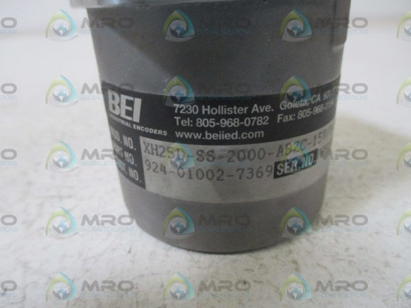 BEI XH25D-SS-2000-ABZC-15V/V-SM18 ENCONDER  UNMP