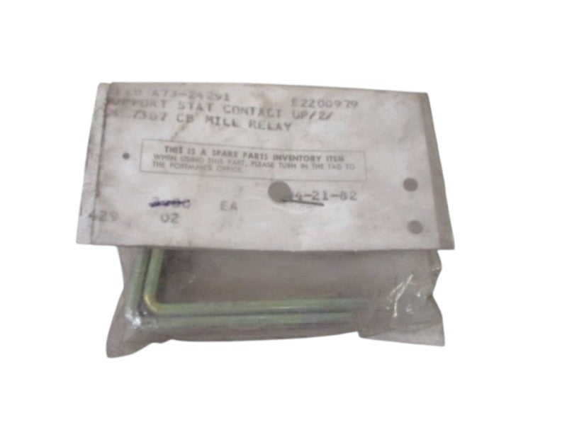 LOT OF 2 2110 A73-24291 SUPPORT STAT CONTACT NSNP IN A BAG