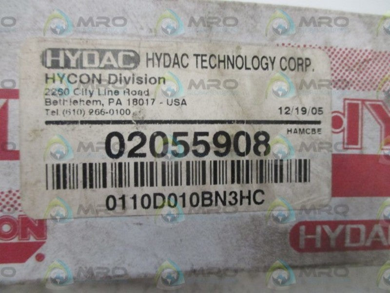 HYDRAC 02055908 FILTER ELEMENT  NSMP