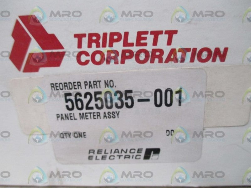 TRIPLETT CORP. 5625035-001 PANEL METER 0-5000  NSMP