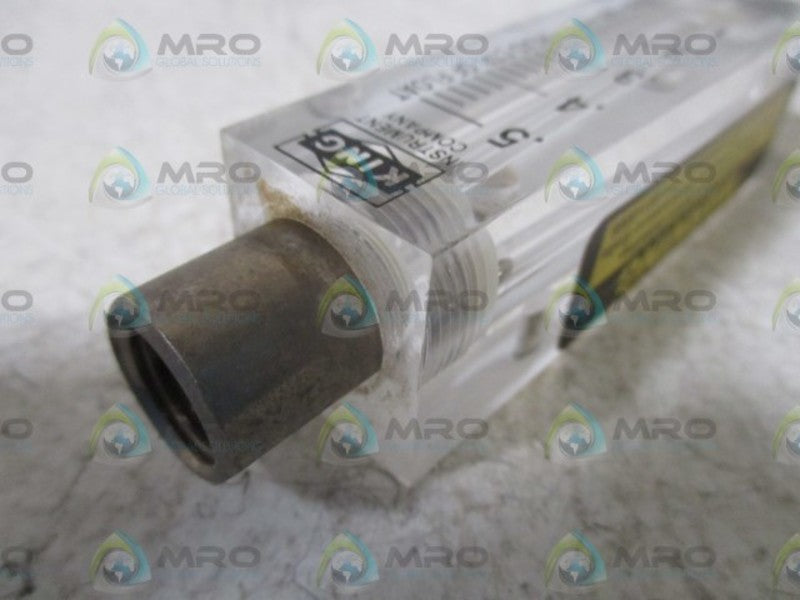 KING INST. 7510112A09 FLOWMETER  UNMP