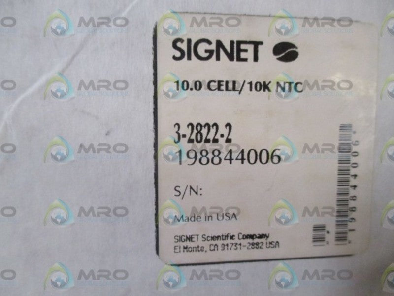 GEORGE FISCHER SIGNET 3-2822-2 10.0 CELL   NSMP