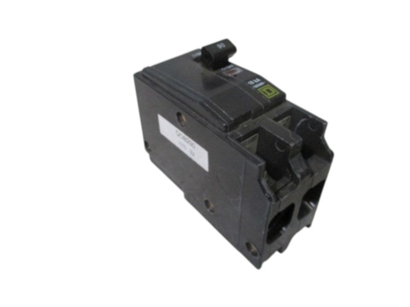 LOT OF 2 SQUARE D QOB290 CIRCUIT BREAKER UNMP