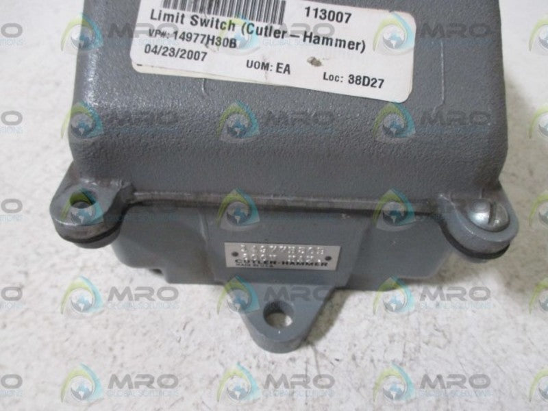 CUTLER HAMMER 14977H30B LIMIT SWITCH  UNMP