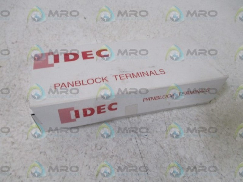LOT OF 24 IDEC BNH10WPN50 PANBLOCK TERMINAL NSMP