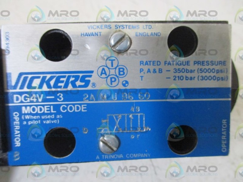 VICKERS DG4V-3 24 M U B6 60 SOLENOID VALVE  NSNP