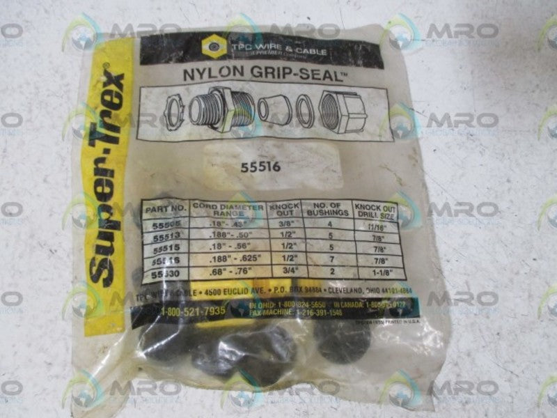 TPC WIRE & CABLE 55516 NYLON GRIP-SEAL  NSMP