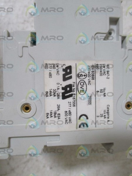 ABB S503 B16 CIRCUIT BREAKER 230/400V 50KA  UNMP