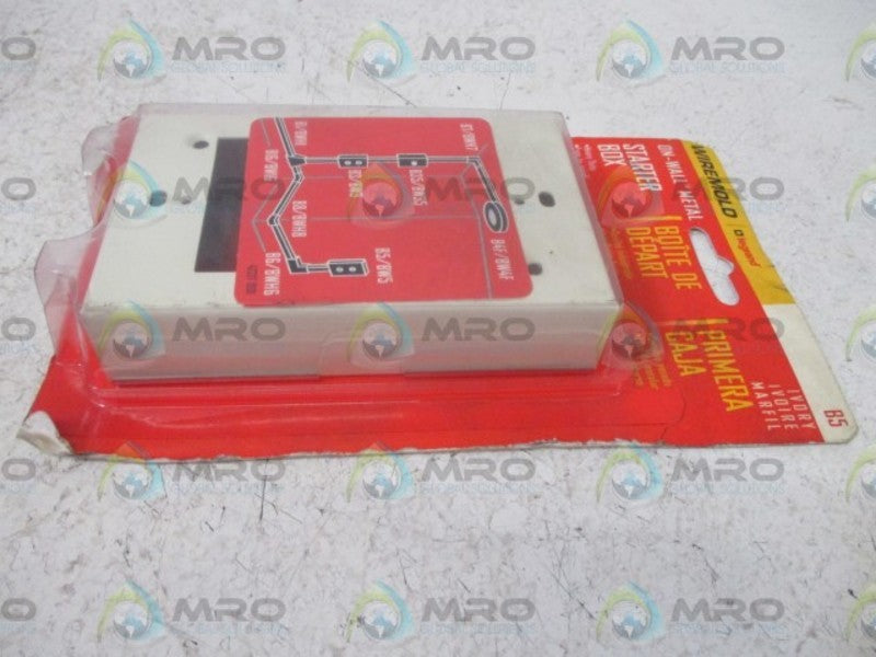 WIREMOLD B5 STARTER BOX (IVORY)  ORIGINAL PACKAGE