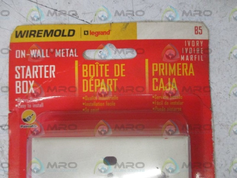 WIREMOLD B5 STARTER BOX (IVORY)  ORIGINAL PACKAGE