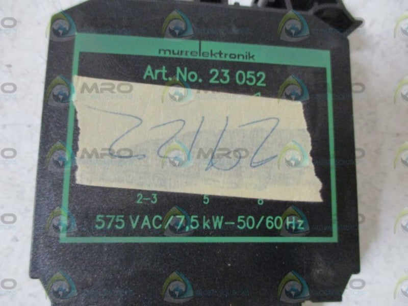 MURR ELEKTRONIK 23 052 MOTOR SUPPRESSOR  NSNP