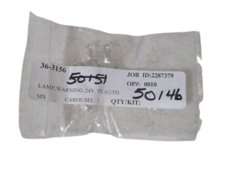 LOT OF 4 36-3156 LAMP NSNP IN A BAG