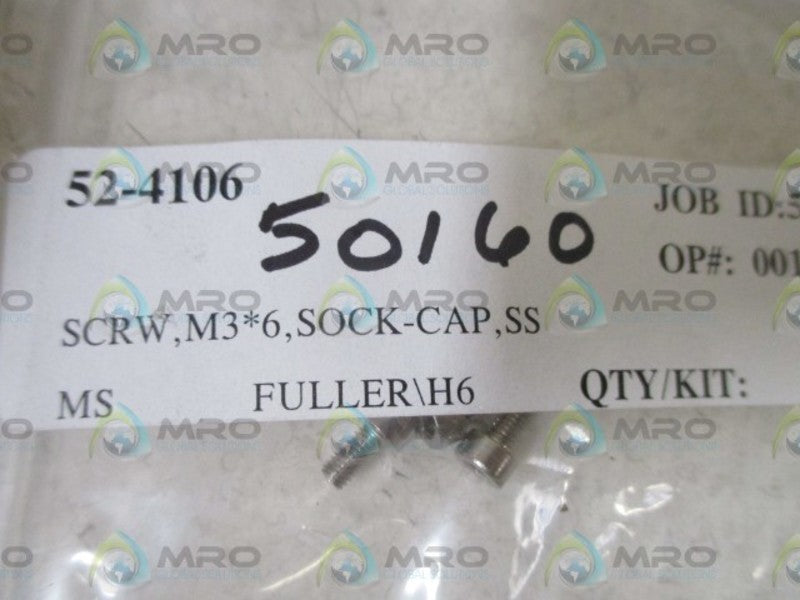 LOT OF 4 52-4106 SCREW NSNP IN A BAG