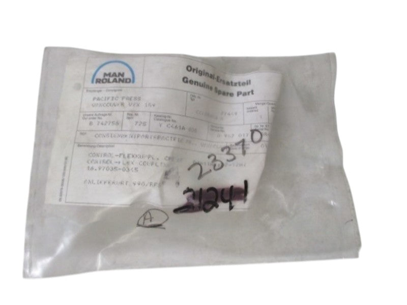 MANROLAND 16.97035-0345 CONTROL FLEX-COUPLING  NSNP IN A BAG