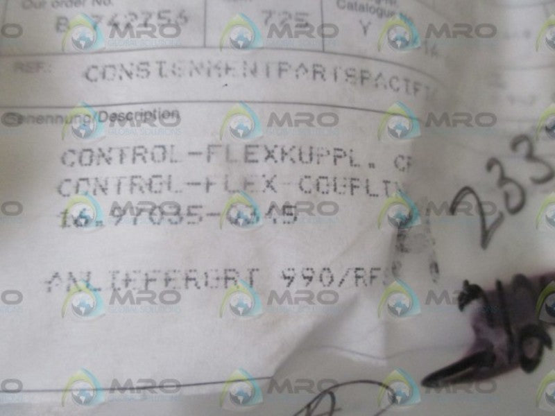 MANROLAND 16.97035-0345 CONTROL FLEX-COUPLING  NSNP IN A BAG