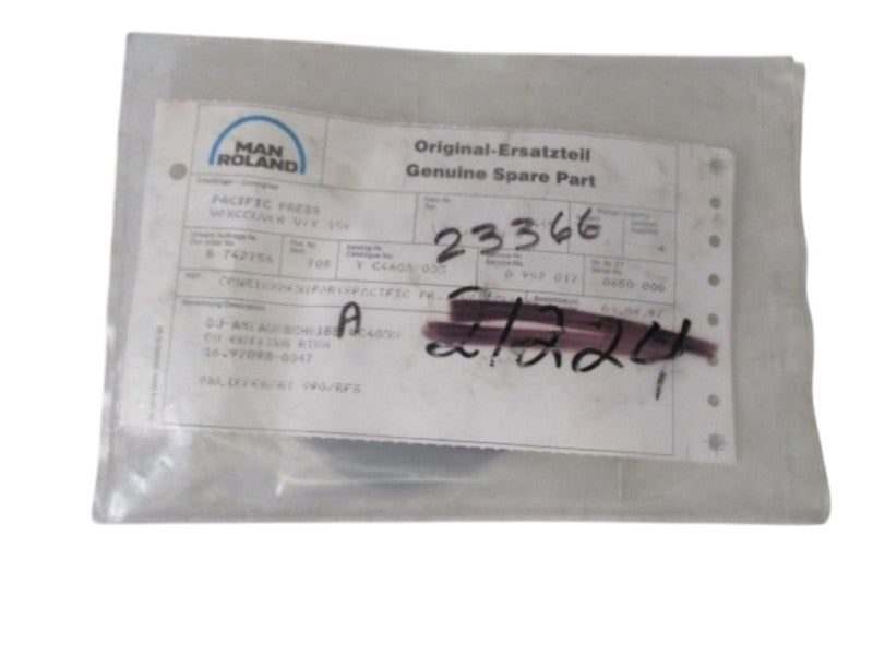LOT OF 4 MANROLAND 16.97098-0047 CU BUTTING RING NSNP IN A BAG
