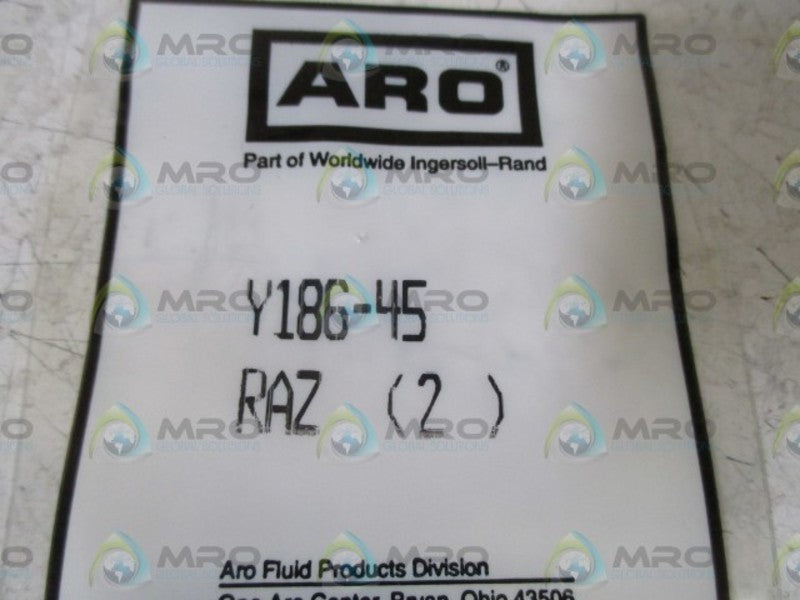 ARO Y186-45 PACKING, U-CUP, BLACK (2)  NSMP
