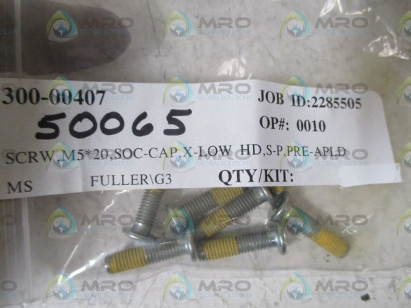LOT OF 7 300-00407 SCRW,M520 NSNP