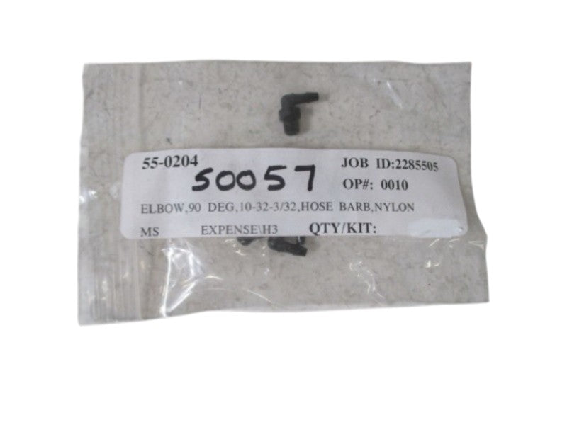 LOT OF 6 55-0204 ELBOW HOSE BARB NSNP IN A BAG