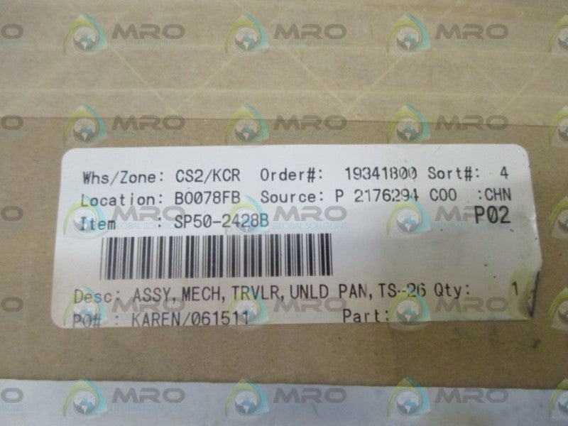 SP50-2428B TRVLR ASSEMBLY  NSMP