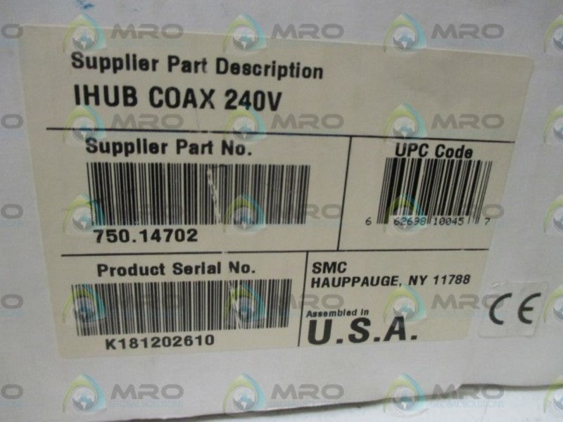 SMC 750.14702 IHUB COAX 240V  NSMP