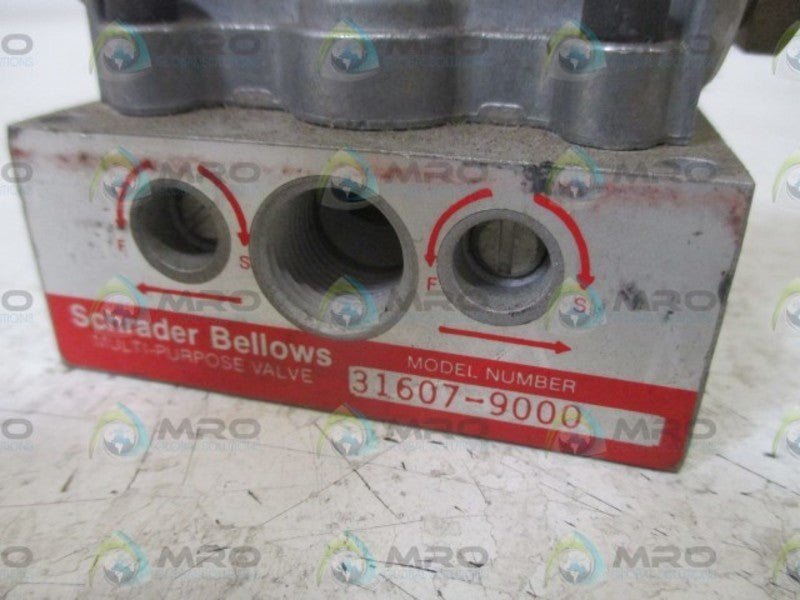 SCHRADER BELLOWS 31607-9000 FOUR WAY VALVE  UNMP