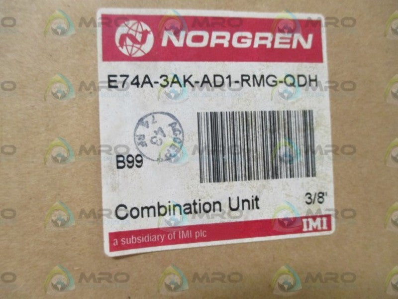NORGREN E74A-3AK-AD1-RMG-QDH 3/8" COMBINATION UNIT  NSMP