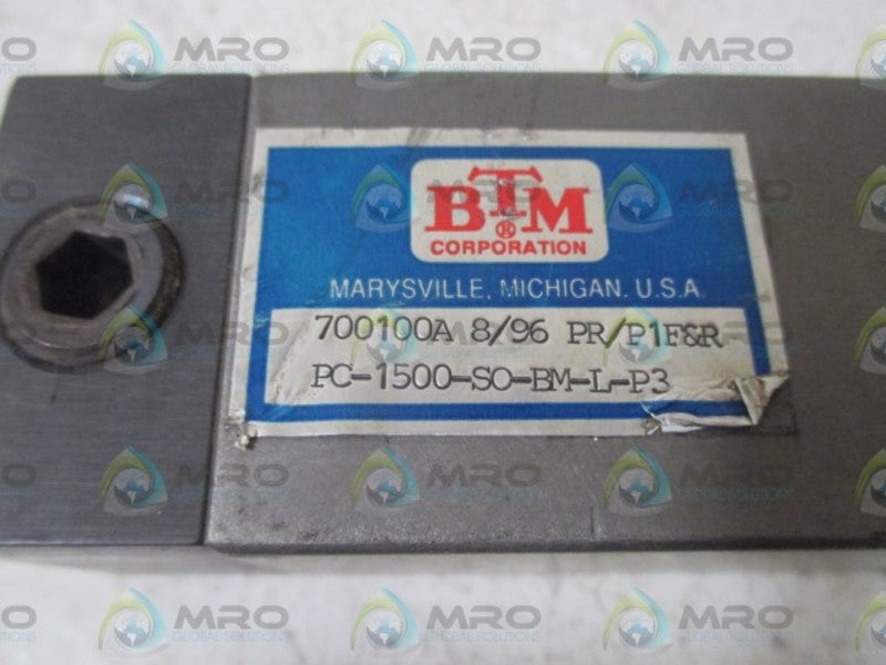 BTM COPR. PC-1500-SO-BM-L-P3 PNEUMATIC POWER TOGGLW SWITCH  UNMP