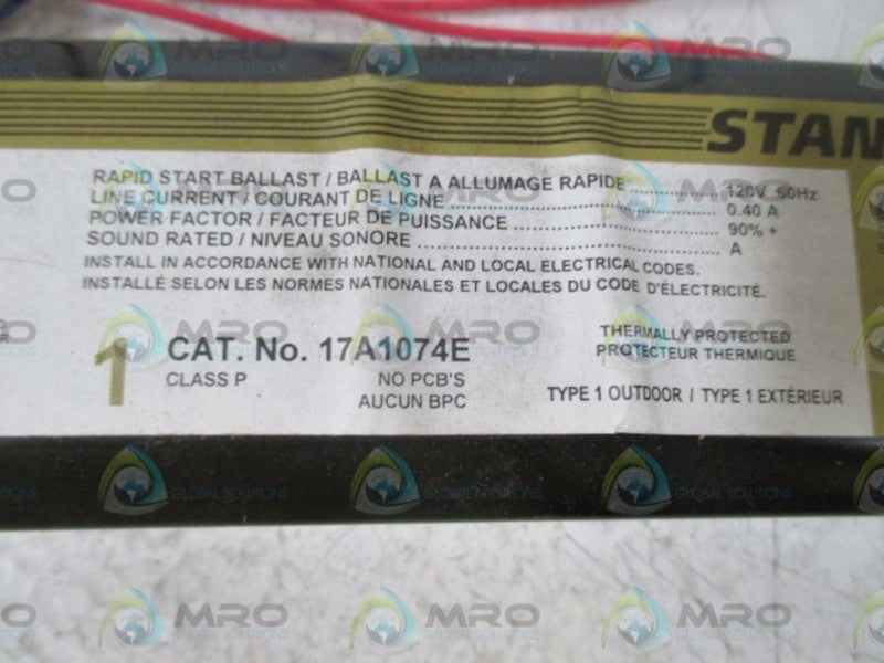 STANPRO 17A1074E BALLAST  UNMP