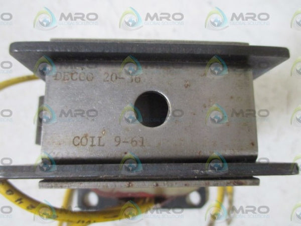 DECCO 20-36 SOLENOID COIL 115/60  NSNP
