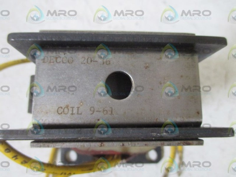 DECCO 20-36 SOLENOID COIL 115/60  NSNP