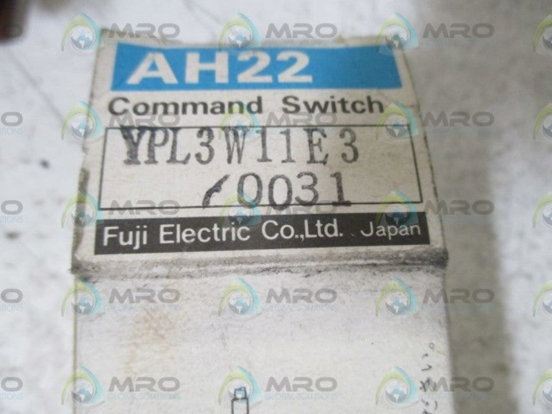 FUJI ELEC. YPL3W11E3 COMMAND SWITCH   NSMP