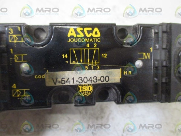 ASCO V-541-3043-00 SOLENOID VALVE UNMP
