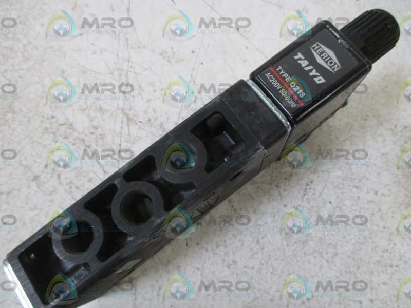 TAIYO SER-8E-20-S4 SOLENOID VALVE  NSMP