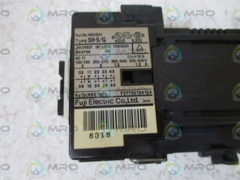 FUJI ELECTRIC SH-5/G AUXILIARY RELAY  NSMP