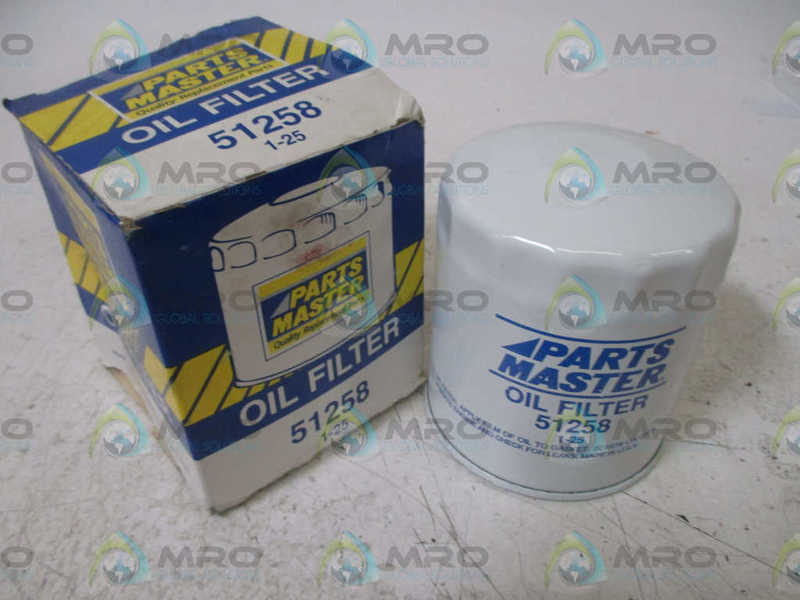 PARTS MASTER 51258 OIL FILTER  NSMP