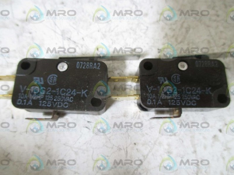 OMRON V-10G2-1C24-K SNAP ACTION SWITCH UNMP
