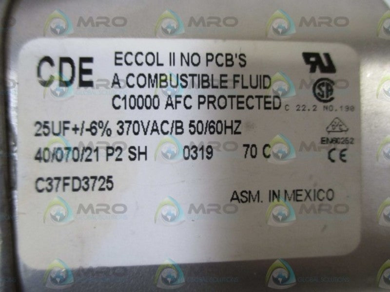 CDE C37FD3725 CAPACITOR  NSNP
