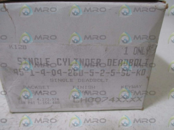 45-1-4-04-26D-5-2-5-SC-KD SINGLE CYLINDER DEADBOLT  NSMP
