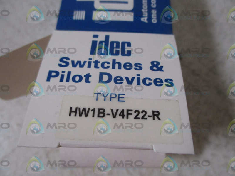 IDEC HW1B-V4F22-R SWITCH & PILOT DEVICE  NSMP