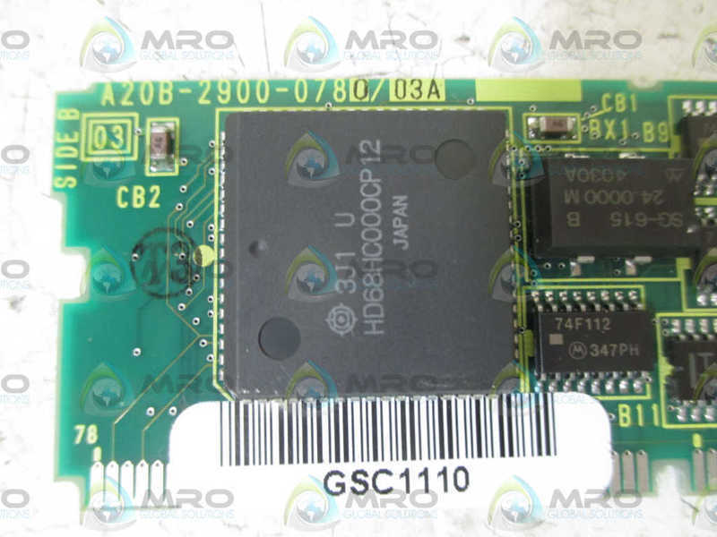 FANUC A20B-2900-0780/03A PC BOARD  UNMP