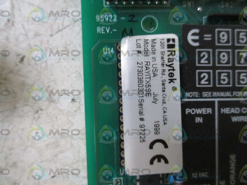 RAYTEK 95922-2 CIRCUIT BOARD  NSNP