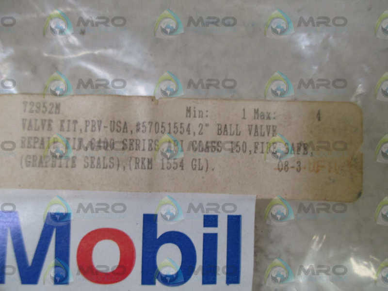 MOBIL 72952M VALVE KIT  NSNP IN A BAG