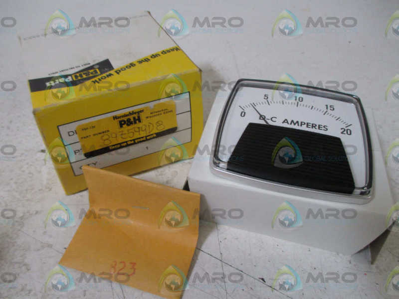 P&H 89Z599D8 METER PANEL 0-20PSI  NSMP