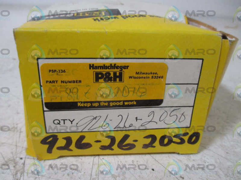 P&H 89Z572D16 METER PANEL 0-500PSI  NSMP