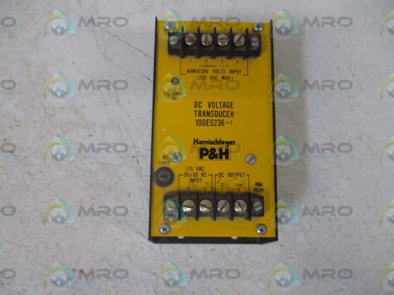 P&H 100E5236-1 DC VOLTAGE TRANSDUCER  UNMP