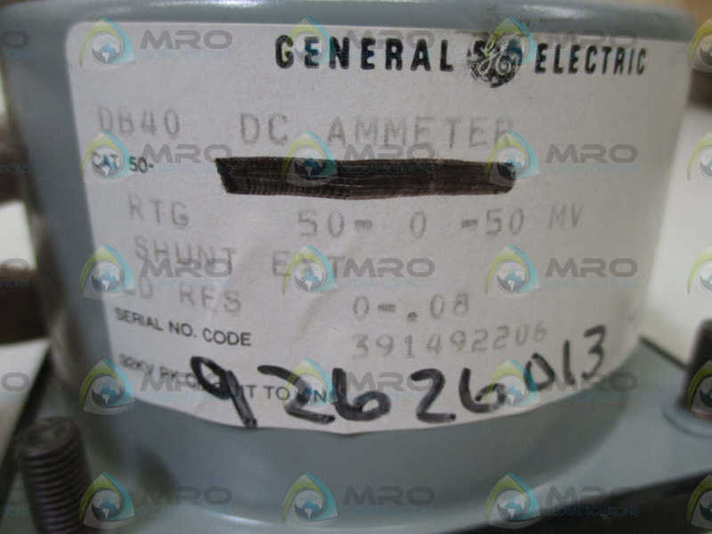 GENERAL ELECTRIC DB40 2000-0-2000 PSI  UNMP